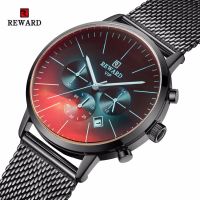 REWARD Mens Watch Fashion Colorful Chronograph Sport Watches For Men Waterproof Mens Watches reloj hombre relogio masculino