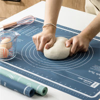 60cm Food Grade Silicone Kneading Dough Pad Kitchen Non-slip Bread Flour Pad Baking Tools BPA Free Pastry Mat with Mesurement