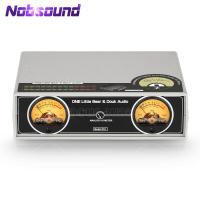 Nobsound Dual MIC Analog VU Meter ไดร์เวอร์เสียงสเตอริโอ DB ตัวบ่งชี้ระดับเสียงสำหรับเครื่องขยายเสียง