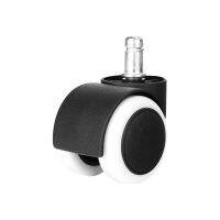 2 inch universal wheel circlip type executive office chair caster furniture caster PU nylon White Black Gray