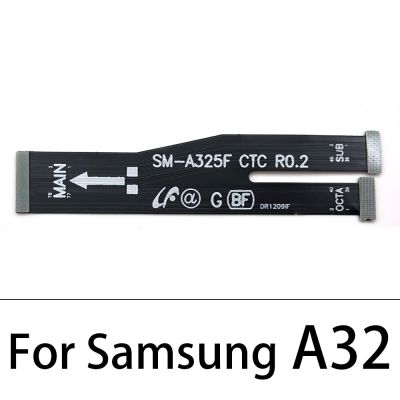 แผงวงจรหลักของแท้เปลี่ยนสายเคเบิลตัวเชื่อมต่อเมนบอร์ดแบบงอสำหรับ Samsung Galaxy A22 A21 A72 A32 A42 A52 A33 A53 5กรัม A22 4กรัม A73