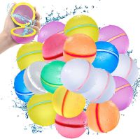 10Pcs/lot Reusable Water Balloons for Kids Adults Silicone Water Ball Quick Fill Impact Open Summer Splash Party Pool Water Toys Balloons