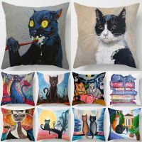 【CW】○□◐  Cartoon Office Decoration Bedroom Sofa Car Cushion Cover