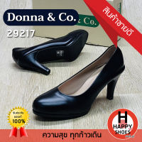 ?ส่งเร็ว?ส่งด่วนจ้า ✨มาใหม่จ้า?รองเท้าคัชชูหญิง (นักศึกษา) Donna &amp; Co. รุ่น 29217 หนังนิ่ม ส้นสูง 3 นิ้ว สวมใส่สบาย