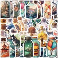 hotx【DT】 10/30/50PCS Bottle Cartoon Stickers Decals Kawaii Anime Decoration Sticker Kids