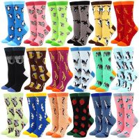 Women Happy Funny Socks Print Art Cute Spring animal Socks Penguin kangaroo koala parrot Cotton Fashion Harajuku Colorful Socks Socks