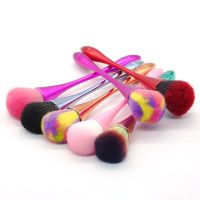 1Pcs Nails Art Dust Brush For Manicure Beauty Brush Blush Powder brushes Fashion Gel Nail Decoration Material Accessories Tools Artist Brushes Tools