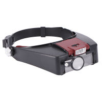 【Online】 yiyin2068 Adjustable Headband Magnifier Led Lamp Magnifying Glass Jeweler Loupe 1.5X 3X 6.5X 8X for Watch Jewelry Repairing