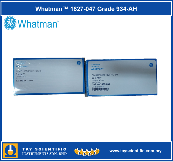 Whatman™ 1827047 Grade 934AH Glass Fiber Filter Paper without Binder