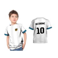 HITAM PUTIH T-shirts For Children, Away Third Indonesia National Team, Garuda Football, White Black Fullprint