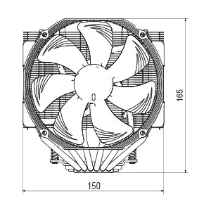 Noctua NH-D15 SE-AM4 Premium Dual-Tower CPU Cooler for AMD AM4