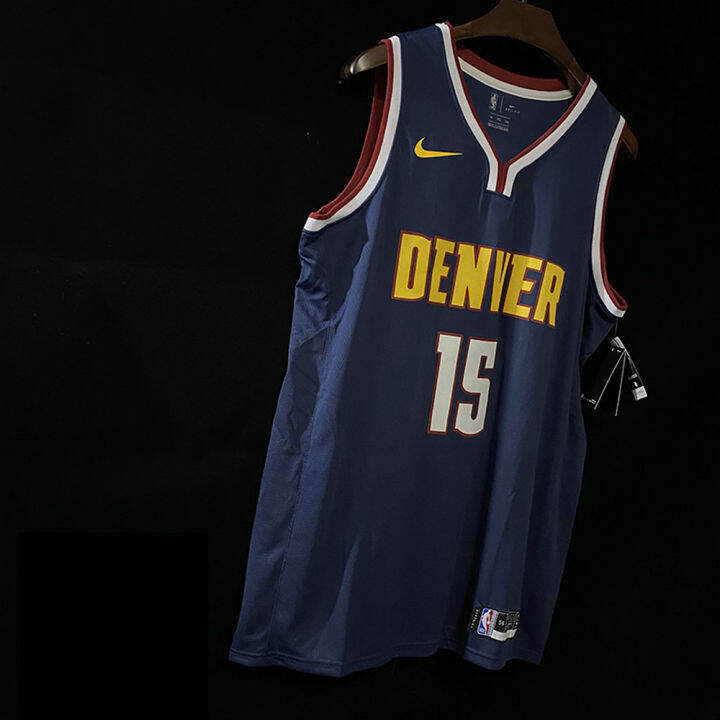 denver nuggets navy blue jersey