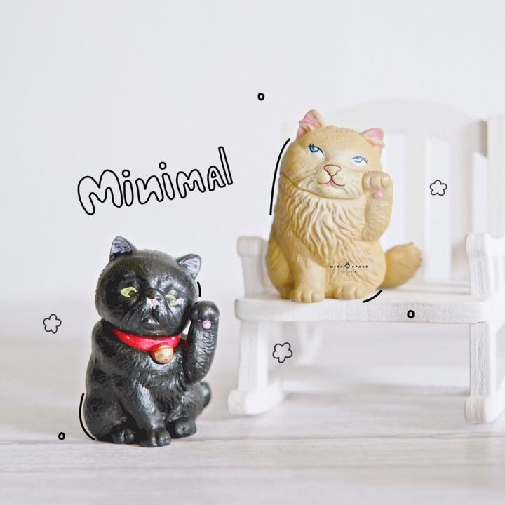ms5352-โมเดลแมวกวักหลากสี-5-แบบ-โมเดลแมวญี่ปุ่นตกแต่งบ้าน-โมเดลตั้งโชว์-ชุด-5-แบบ-ถ่ายจากสินค้าจริง-จากไทย-ชุดสุดคุ้ม