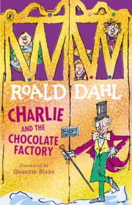Charlie and chocolate original English Roland Dahl Charlie and the Chocolate Factory UK edition cover is randomly distributed