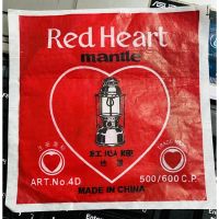 สุดคุ้ม โปรโมชั่น ไส้ตะเกียง ตราหัวใจ Red Heart mantle ART.No.4D ขนาด 500/600CP 12ไส้ ราคาคุ้มค่า ไฟฉาย แรง สูง ไฟฉาย คาด หัว ไฟฉาย led ไฟฉาย แบบ ชาร์จ ได้