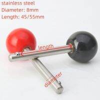 Factory Outlet มือจับลูกบิดพลาสติกสีดำสีแดงสแตนเลสชุบสังกะสี Quick Release Single Ball Lock Pins