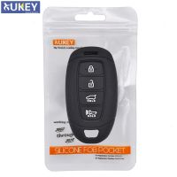 KLL For Hyundai Elantra GT I30 IG Azera 2018 Silicone Remote Key Case Fob Shell Cover Skin Holder 4 Button