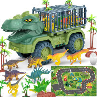 39cm Dinosaur Car Excavator Engineering Vehicle Model Toy Childrens Inertial Transport Vehicle BoyToy Dinosaur Gift