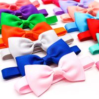 【HOT】♗ஐ New Dog Bowtie Bulk Bow Ties Collar for Medium Small Dogs Cats Bows Grooming Accessories