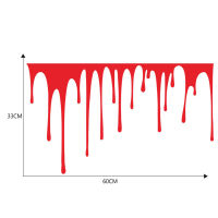 D-860แบบ Diy หยดเลือดสติกเกอร์ประดับรถยนต์กราฟิกกาวติดกันน้ำสติ๊กเกอร์รถที่ถอดออกได้