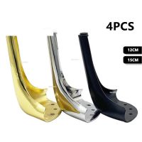 1/4pcs Metal Legs for Furniture Black Gold Silver Coffee Table Feet Bathroom Cabinet Dresser Bed Sofa Replacement Legs 12/15cm Furniture Protectors Re