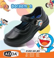 ADDA รองเท้านักเรียน รองเท้าหนังดำ DORAEMON รองเท้านักเรียนหญิง รุ่น 41Z01