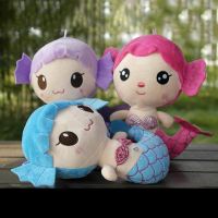 【Kiss】3 colors Plush Toys Gift Baby Kids Girls Toy Children Cute Lovely Mermaid Stuffed Doll