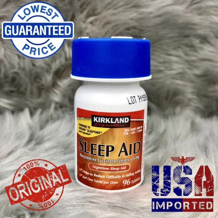 【In Stock】 Kirkland Sleep Aid 25mg 96 Tablets Lazada PH
