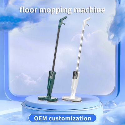 New Top Quality  Wireless Electric Mop Lazy Floor Mopping Household Machine Rotating 90 Degree Rotating with Water Sector Spray
