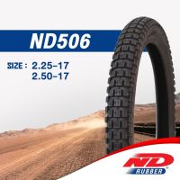 ND Rubber ND506 ยางมอเตอร์ไซค์ ขอบ 17 ลายกึ่งวิบาก