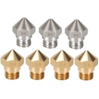 ■✉✱ MEGA 10PCS/lot 3D Printer MK10 Nozzle Brass Stainless Steel M7 Thread 0.2 0.3 0.4 0.5 0.6 0.8 1.0mm 1.75mm for MK10 Extruder