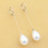 S925 Silver Pearl Earrings Female Long Earrings 2021 New Earrings Water Drops Honey Wax Anti Allergy Earrings Female Earrings LC4L