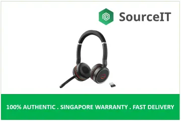 Jabra Singapore, Jabra Headsets, Jabra Evolve2, Jabra Evolve2 85 MS  Stereo ANC, Wireless Bluetooth Headset, Link 380 Adapter, USB-C (Black)  (28599-999-899)