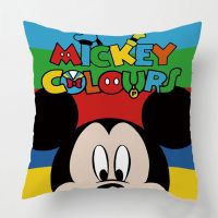 Disney Cartoon Throw Pillow Case For Sofa Car Pillow Cushion Cover 45x45cm 40x40cm Christmas Birthday Gift Dropshipping