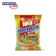 Kẹo nhai Mentos Hương trái cây Cầu - Dừa - Đủ - Xoài