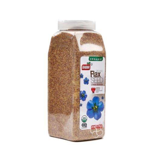 ORGANIC Badia Ground FLAX SEED 453.6g Linaza Molida {KETO LOWCARB