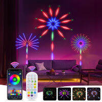 BOKALI 1เซ็ตใหม่11 LED ดอกไม้ไฟแถบไฟสี RGB สมาร์ทเพลงซิงค์ APP และการควบคุมระยะไกล