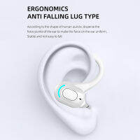 Bluetooth 5.2 Wireless Earphone Ear Hook Mini Business HIFI Bass Noise Cancelling Sports Gaming Earbuds Waterproof