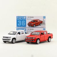 Diecast Metal Toy Model 1:46 Scale Volkswagen Amarok Pickup Car Pull Back Educational Collection Gift For Children Die-Cast Vehicles