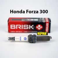 หัวเทียน BRISK PREMIUM RACING แกนเงิน Honda Forza 300 Spark Plug (SY21RC) รองรับทุกน้ำมัน Made in EU