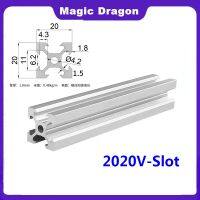 【HOT】❁♕❣ 1/4PC 2020 V-slot European Anodized Aluminum Profile Extrusion 200 350 500 800 mm Length Linear Rail for Printer