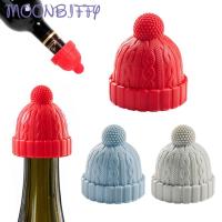 ki【Hot】Christmas Hat Silicone Wine Stopper Beer Bottle Cap Stopper Leak Proof Champagne Bottle Sealer Stoppers Wine Kitchen Bar Tool