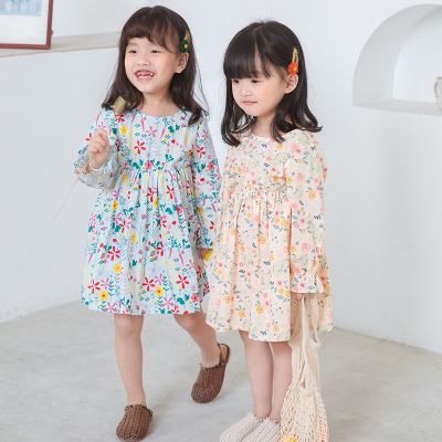 [COD] 2021 Floral Printed Baby Sleeve Childrens Skirt