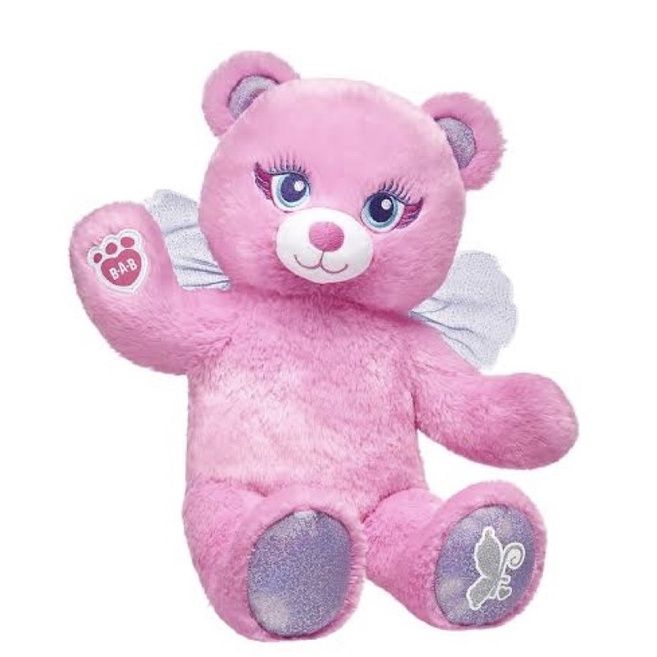 ตุ๊กตาหมี-แฟรี่สีชมพู-บิ้วอะแบร์แฟรี่-pink-fairy-bear-รุ่นหายากสินค้าปีเก่าเลิกผลิต