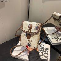 Summer in his cell phone bag 2023 new tide teddy bear pattern shoulder bag fashion joker hot female bag