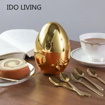 creative mini stainless steel egg coffee