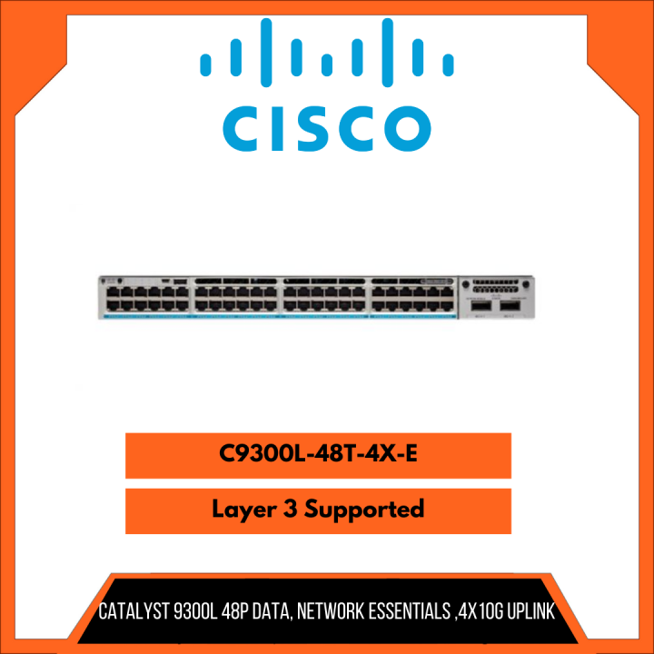 Cisco Catalyst Catalyst 9300l Switch C9300l 48t 4x E Network Essentials