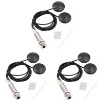 3X Guitar Pickups Acoustic Electric Piezo Transducer Microphone Contact for Guitar Violin Ukulele Mandolin Banjo Cello