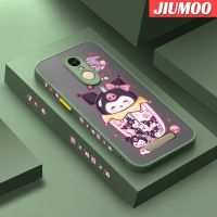 เคส JIUMOO สำหรับ Xiaomi Redmi Note 3 Note 3 Pro Note 2เคสการ์ตูนลาย Kuromi สุดซนบางขอบสี่เหลี่ยมด้านข้างดีไซน์ใหม่มีน้ำค้างแข็งโปร่งใสกันกระแทกเคสมือถือแข็งปลอกซิลิโคนคลุมทั้งหมดเคสป้องกันกล้องแบบอ่อน