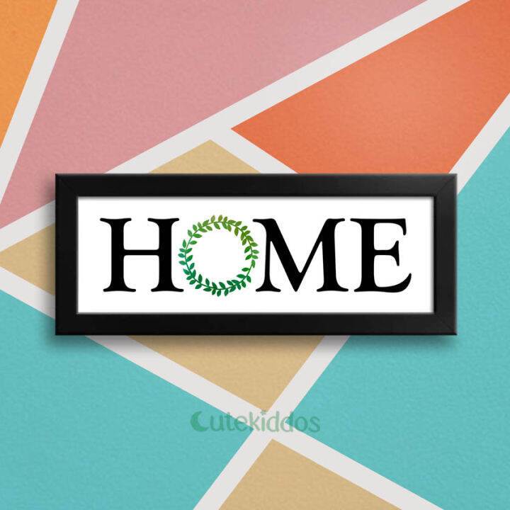 Hiasan Dinding Tulisan Home Sign Wall Decor Pajangan Rumah Minimalis